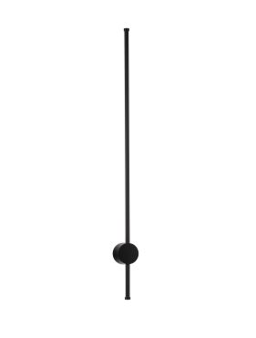Nova Luce Ridge - buiten wandverlichting - 1,6 x 97 cm - 19W LED incl. - IP65 - zandzwart