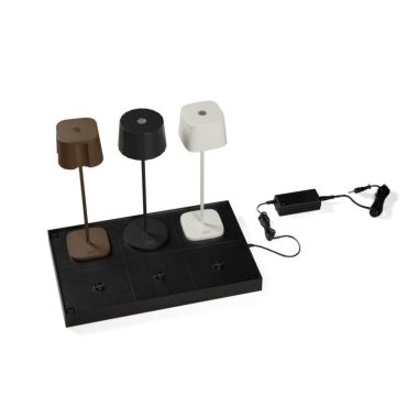 Konstsmide - multilader laadstation - 47 x 29 x 4 cm - 45W - zwart