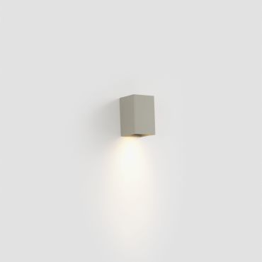 Faro Lune - wandlamp - 8 x 10 x 6,5 cm - grijs
