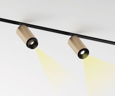 VK Lighting Eiva - magnetisch railsysteem - railspot met zoom - Ø 3,6 x 8,5 cm - 7W LED incl. - DALI dimbaar - zwart