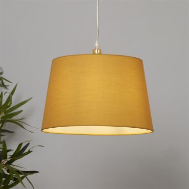 Searchlight Clyde Tapered Shade - lampenkap - Ø 30 x 19 cm - oker
