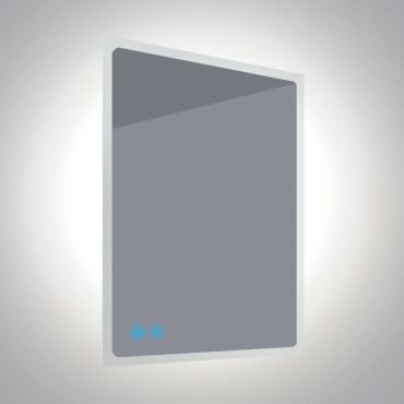 ONE Light Defog Mirrors - spiegel met verlichting - 60 x 2,5 x 80 cm - 20W dimbare LED incl. - IP44 - aluminium