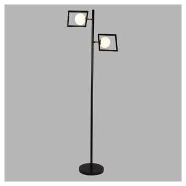 Searchlight Rosewell - staanlamp - 153,5 cm - mat zwart