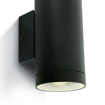 ONE Light PAR30 Outdoor -  buiten wandverlichting - 10,8 x 25 cm - IP65 - zwart