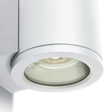 ONE Light GU10 Outdoor - buiten wandverlichting - 8 x 9 cm - IP54 - wit