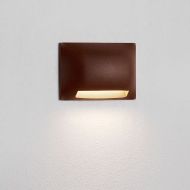 Nova Luce Sub - buiten wandverlichting - 13,5 x 8,5 x 3,5 cm - 5W LED incl. - IP65 - corten