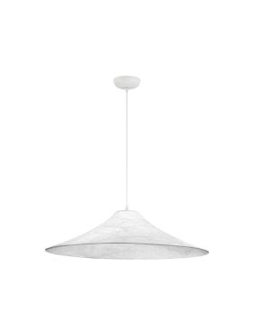 Nova Luce Oket - hanglamp - Ø 90 x 180 cm - zandwit
