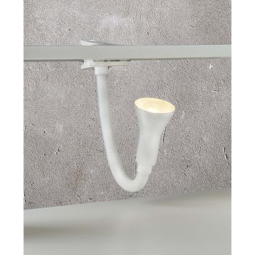 Searchlight Desk Partners - klemlamp - 30 cm - wit