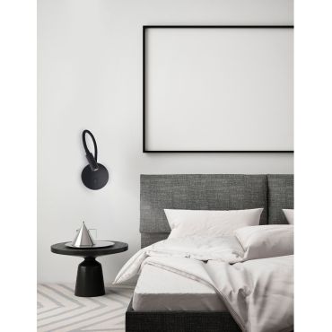 Nova Luce Jaco - bedlamp - 10 x 3 x 44 cm - 3W LED incl. - zwart