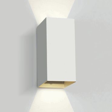 ONE Light Outdoor Wall Dark Lights - buiten wandverlichting - 9 x 6,8 x 16,6 cm - 2 x 3W LED incl. - IP54 - wit