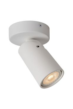 Lucide Xyrus - opbouwspot - 9 x 12,5 x 9 cm - 5W dimbare LED incl. - dim to warm - wit