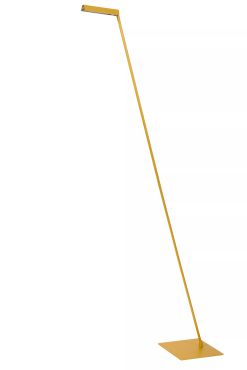 Lucide Lavale - staanlamp - 54,8 x 20 x 137,9 cm - 3W LED met dimfunctie incl. - okergeel