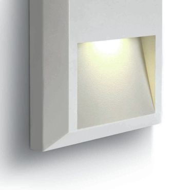 ONE Light Outdoor Dark Lights - buiten wandverlichting - 12,5 x 2,7 x 12,5 cm - 2W LED incl. - IP65 - antraciet