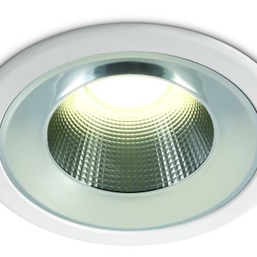 ONE Light Dark Light Project - inbouwspot - Ø  235 mm, Ø 210 mm inbouwmaat - 25W LED incl. - IP54 - wit - witte lichtkleur