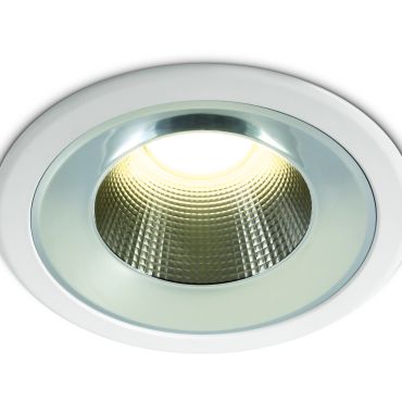 ONE Light Dark Light Project Range - inbouwspot - Ø 170 mm, Ø 150 mm inbouwmaat - 18W LED incl. - IP54 - wit - warm witte lichtkleur