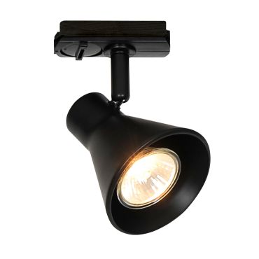Nordlux Eik Link - rail spot GU10 - Ø 8,5 x 15,5 cm - zwart