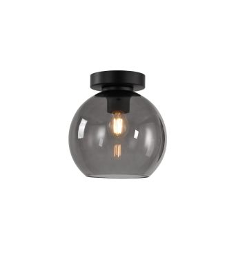 Artdelight Marino - plafondverlichting - Ø 20 x 21 cm - gerookt