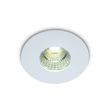ONE Light COB IP54 Range - inbouwspot - Ø 95 mm, Ø 68 mm inbouwmaat - 7W LED incl. - IP54 - wit