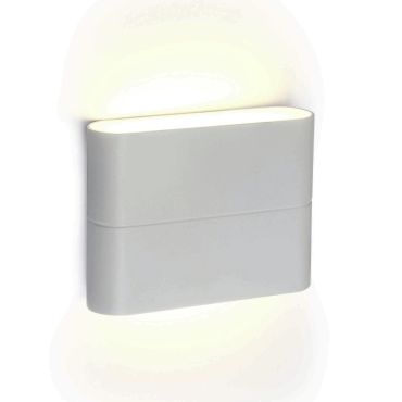 ONE Light Outdoor Slim Range - buiten wandverlichting - 11,5 x 9 x 2,8 cm - 2 x 3W LED incl. - IP54 - wit