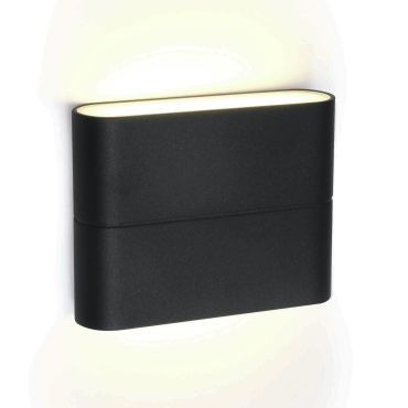 ONE Light Outdoor Slim Range - buiten wandverlichting - 11,5 x 9 x 2,8 cm - 2 x 3W LED incl. - IP54 - antraciet