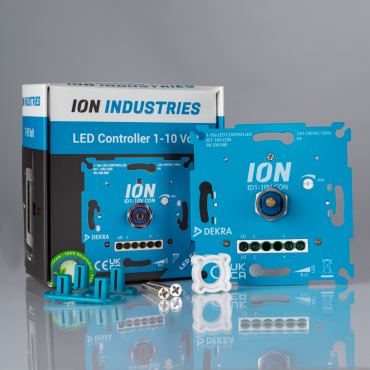 Ion Industries - inbouw LED-controller (dimmer) voor drivers - 1-10V - met schroefbevestiging