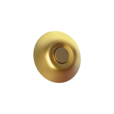 VK Lighting Mira - wandlamp - Ø 20 x 7,95 cm - 4W LED incl. - mat messing