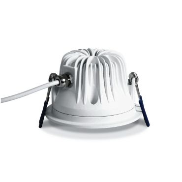 ONE Light Outdoor/Bathroom Range - inbouwspot - Ø 90 mm, Ø 82 mm inbouwmaat - 10W LED incl. - IP65 - wit - warm witte lichtkleur