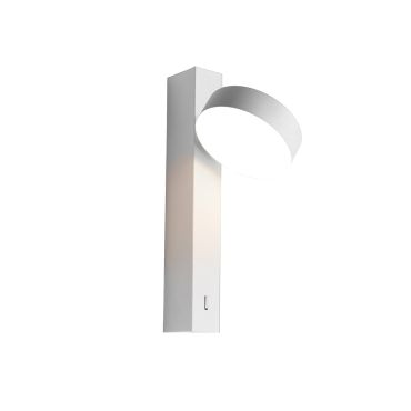 VK Lighting Lopi  - leeslamp met schakelaar - Ø 9,8 x 29,8 cm - 8W LED incl. - wit