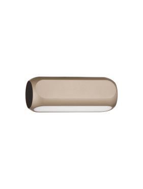 Nova Luce Elli - plafondlamp - 17 x 6 cm - 11W dimbare LED incl. - Moca-koffie en mat zwart