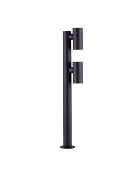 Nova Luce Pec - tuinpaal - Ø 16 x 90 cm - 13W LED incl. - IP65 - zandzwart