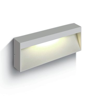 ONE Light Square Indoor/Outdoor Wall Dark Lights - buiten wandverlichting - 20 x 80 x 3,2 cm - 6W LED incl. - IP54 - wit
