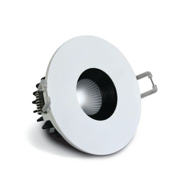 ONE Light COB Range- inbouwspot - Ø 88 mm, Ø 75 mm inbouwmaat - 8W LED incl. - IP54 - wit
