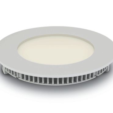 ONE Light Round Recessed Panels - inbouwspot - Ø 120 mm, Ø 108 mm inbouwmaat - 8W LED incl. - IP40 - wit - witte lichtkleur