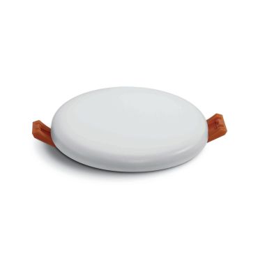 ONE Light Frameless Range - buiten plafondverlichting - Ø 10 x 2,2 cm - 8W LED incl. - IP65 - wit - warm witte lichtkleur