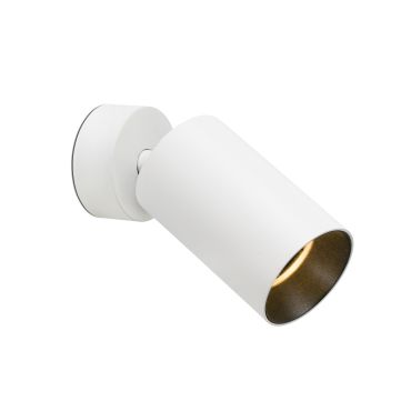 Faro Stan - opbouwspot 1L - Ø 6 x 15 cm - mat wit