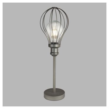 Searchlight Balloon Cage - tafellamp - 50,5 cm - zilver