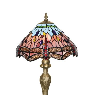 Searchlight Dragonfly - tafellamp - Ø 14,5 x 45,5 cm - multicolour
