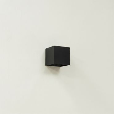 Artdelight Gymm - wandverlichting - 10 x 10 x 10 cm - zwart