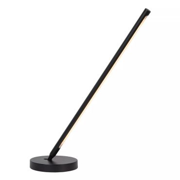 Lucide Finan - tafellamp - Ø 2 x 59,8 cm - touch dimmer - 9W dimbare LED incl. - zwart