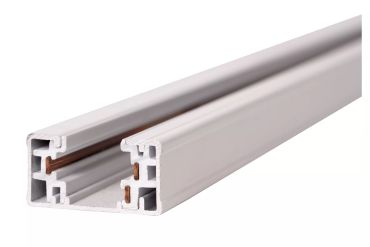 Lucide Track Opbouwrail - 1-fase Railsysteem incl. afdekplaat - 1 meter - wit
