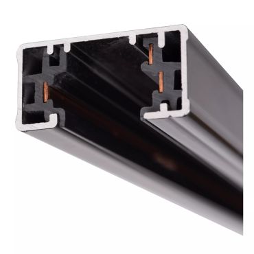 Lucide Track Opbouwrail - 1-fase Railsysteem incl. afdekplaat - 1 meter - Zwart