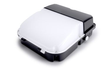 Integral LED Slim - buiten wandlamp met sensor - 11,5 x 26,5 x 30,6 cm - 30W LED incl. - instelbare lichtkleur - IP65 - zwart