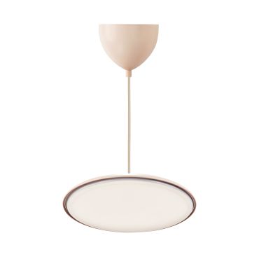 Design for the People Artist 40 - hanglamp - Ø 40 x 306 cm - 25W dimbare LED incl. - stoffige roos