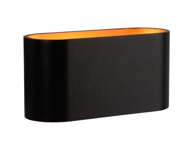 SHOWROOMMODEL - Lucide Xera III - wandverlichting - 16 x 8 x 8 cm - zwart