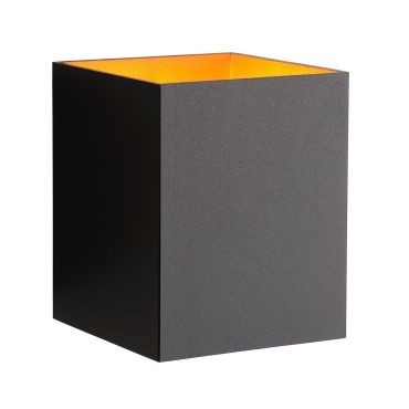 Lucide Xera - wandverlichting - 8,2 x 10 x 10 cm - zwart, goud