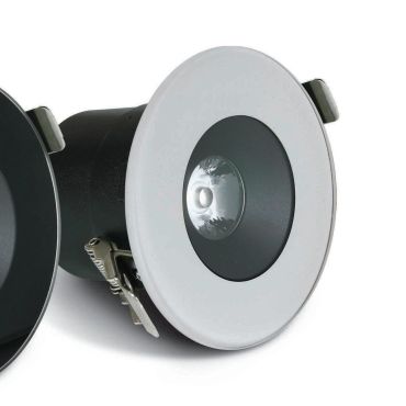 ONE Light Bathroom Range - inbouwspot - Ø 110 mm, Ø 94 mm inbouwmaat - 6W LED incl. - IP65 - wit