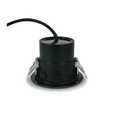 ONE Light Bathroom Range - inbouwspot - Ø 110 mm, Ø 94 mm inbouwmaat - 6W LED incl. - IP65 - zwart