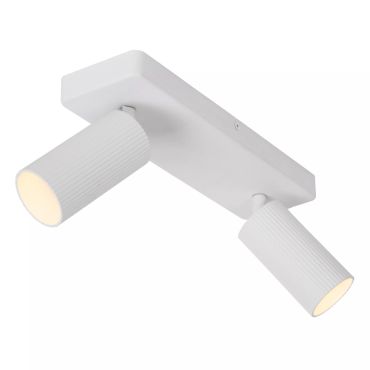 Lucide Clubs - opbouwspot - 31 x 9 x 14,9 cm - wit
