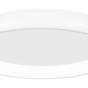 Nova Luce Albi - plafondverlichting - Ø 41 x 8,5 cm - 32W dimbare LED incl. - wit