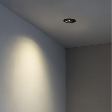 Faro Argon - inbouwspot - Ø 114 mm, Ø 100 mm inbouwmaat - mat zwart